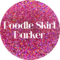 Polyester Glitter - Poodle Skirt Darker by Glitter Heart Co.&#x2122;